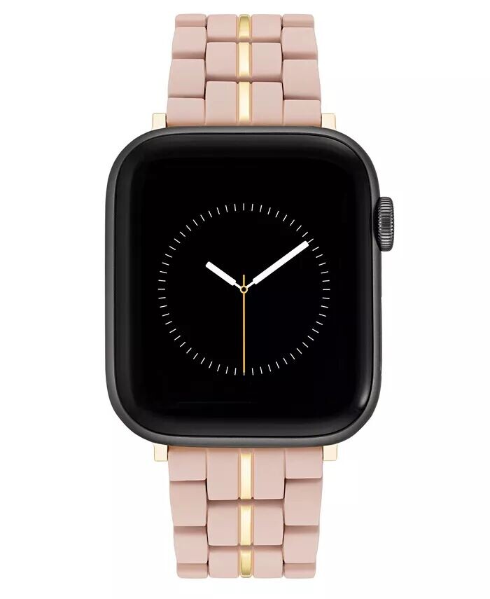 Женский браслет с прорезиненными звеньями, совместимый с Apple Watch диаметром 38/40/41 мм Nine West, розовый
Женский браслет с прорезиненными звеньями, совместимый с Apple Watch диаметром 38/40/41 мм Nine West, розовый