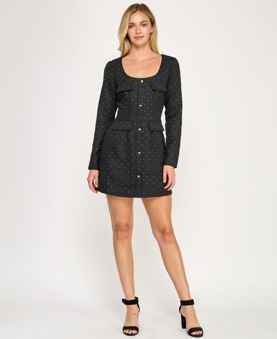 Детское платье с длинными рукавами и круглым вырезом Crystal Doll, Black
Детское платье с длинными рукавами и круглым вырезом Crystal Doll, Black