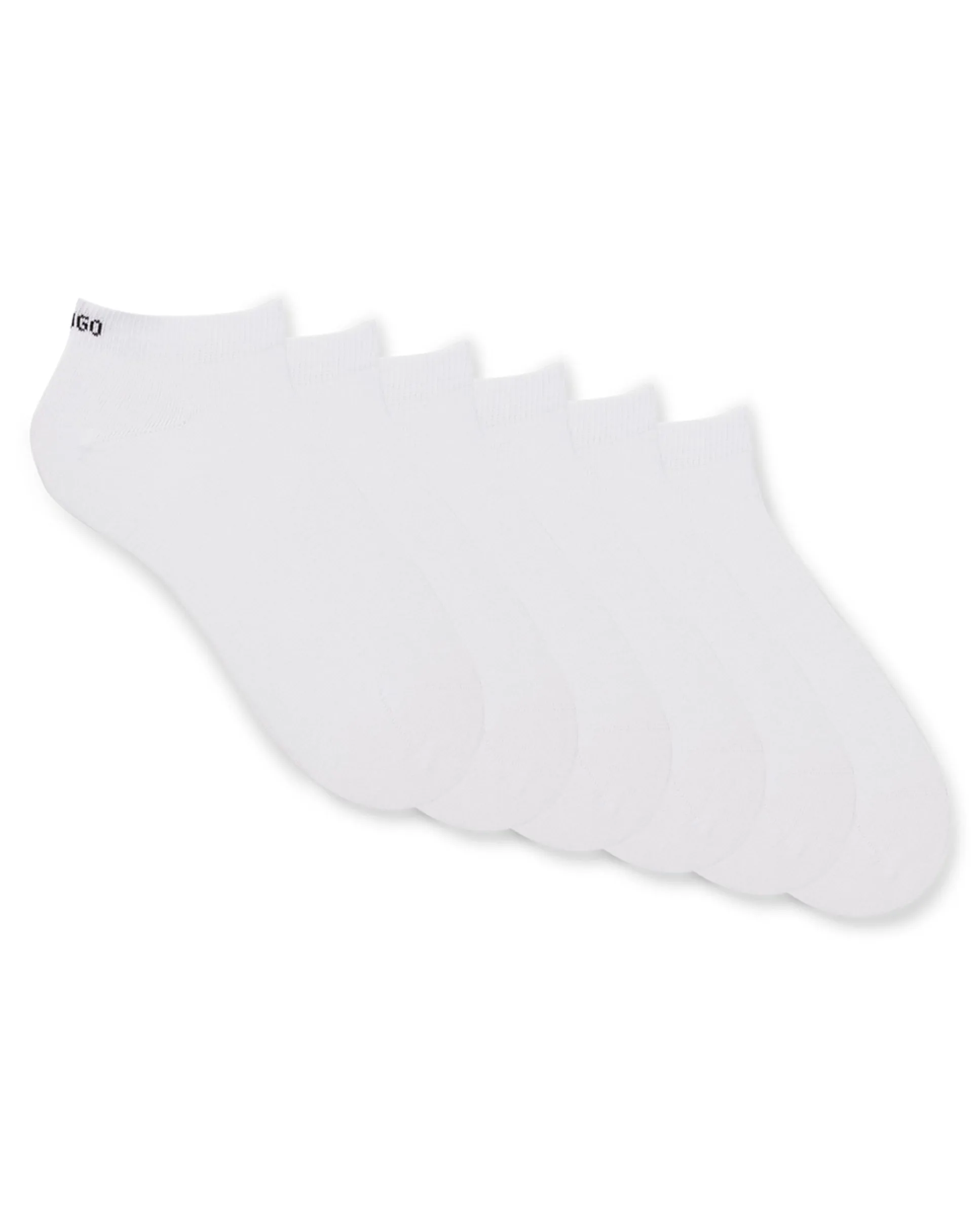 Набор из шести пар мужских хлопковых носков с логотипами Hugo, белый
Набор из шести пар мужских хлопковых носков с логотипами Hugo, белый