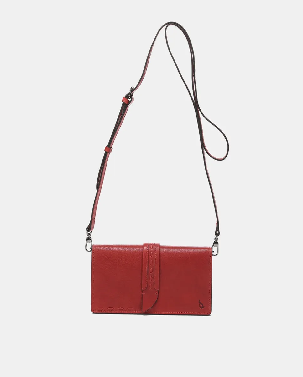 Мини-сумка-бандольер Oceans Diary из красной кожи Abbacino, красный
Мини-сумка-бандольер Oceans Diary из красной кожи Abbacino, красный