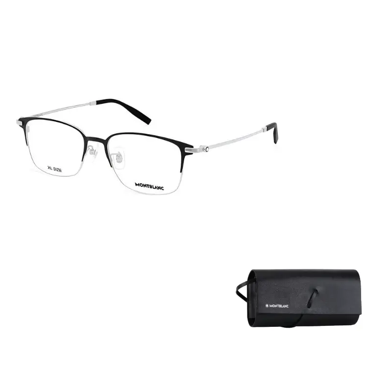 MONTBLANC Титановая оправа для очков неправильной формы унисекс черная, Black
MONTBLANC Титановая оправа для очков неправильной формы унисекс черная, Black