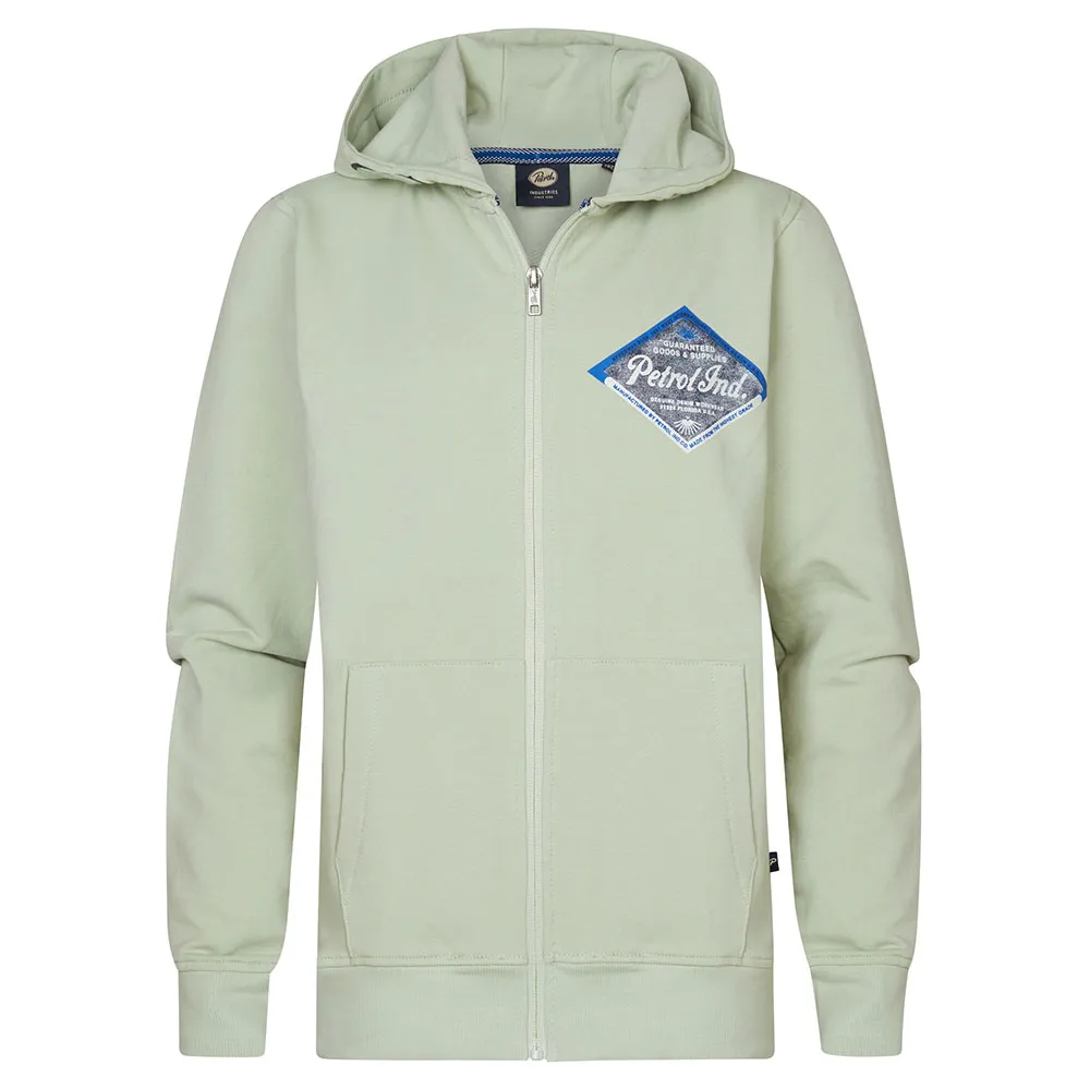 Толстовка Petrol Industries B-1050-SWH326 full zip, зеленый 
Толстовка Petrol Industries B-1050-SWH326 full zip, зеленый