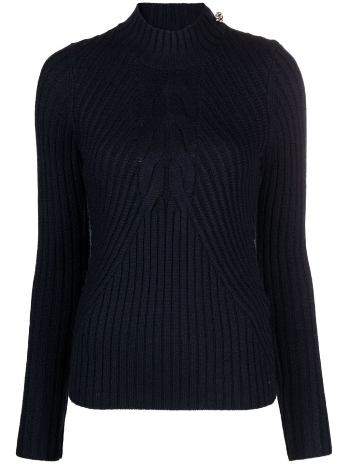 LIU JO джемпер в рубчик с высоким воротником, синий
LIU JO джемпер в рубчик с высоким воротником, синий