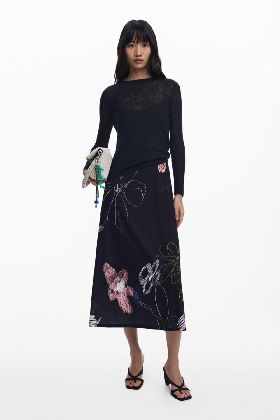 Женское платье 2 в 1 с рисунком мазков кисти Desigual, Black
Женское платье 2 в 1 с рисунком мазков кисти Desigual, Black