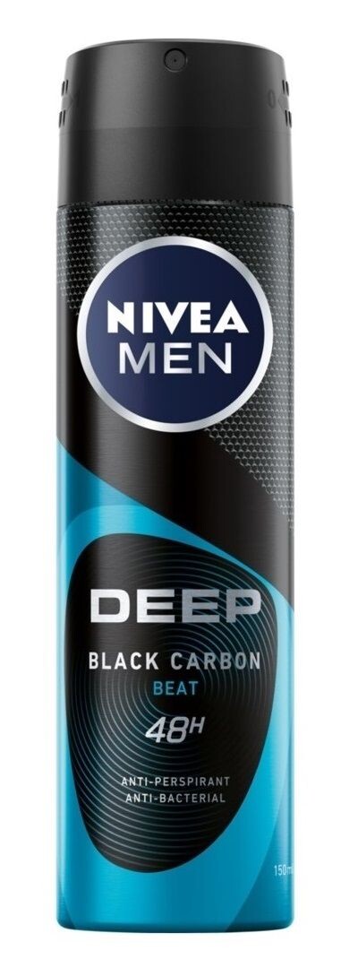 Nivea Men Deep Beat антиперспирант для мужчин, 150 ml
Nivea Men Deep Beat антиперспирант для мужчин, 150 ml