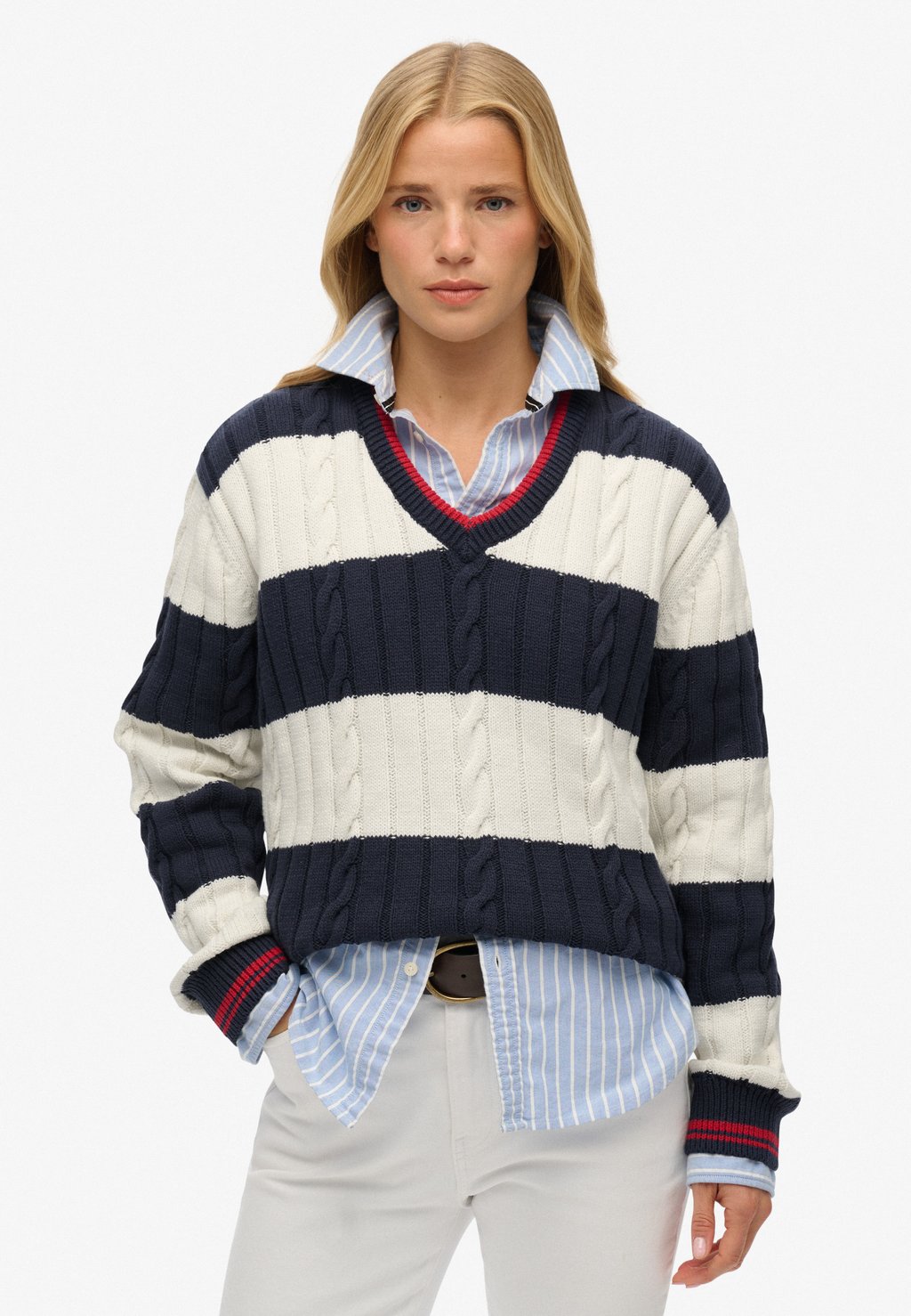 Джемпер Superdry, синий 
Джемпер Superdry, синий