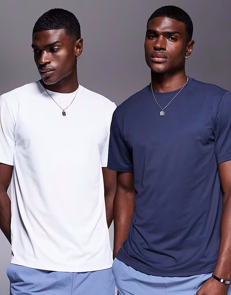 4505 Тренировочная футболка Icon с быстросохнущими футболками, комплект из 2 пар, темно-синего и белого цветов
4505 Тренировочная футболка Icon с быстросохнущими футболками, комплект из 2 пар, темно-синего и белого цветов