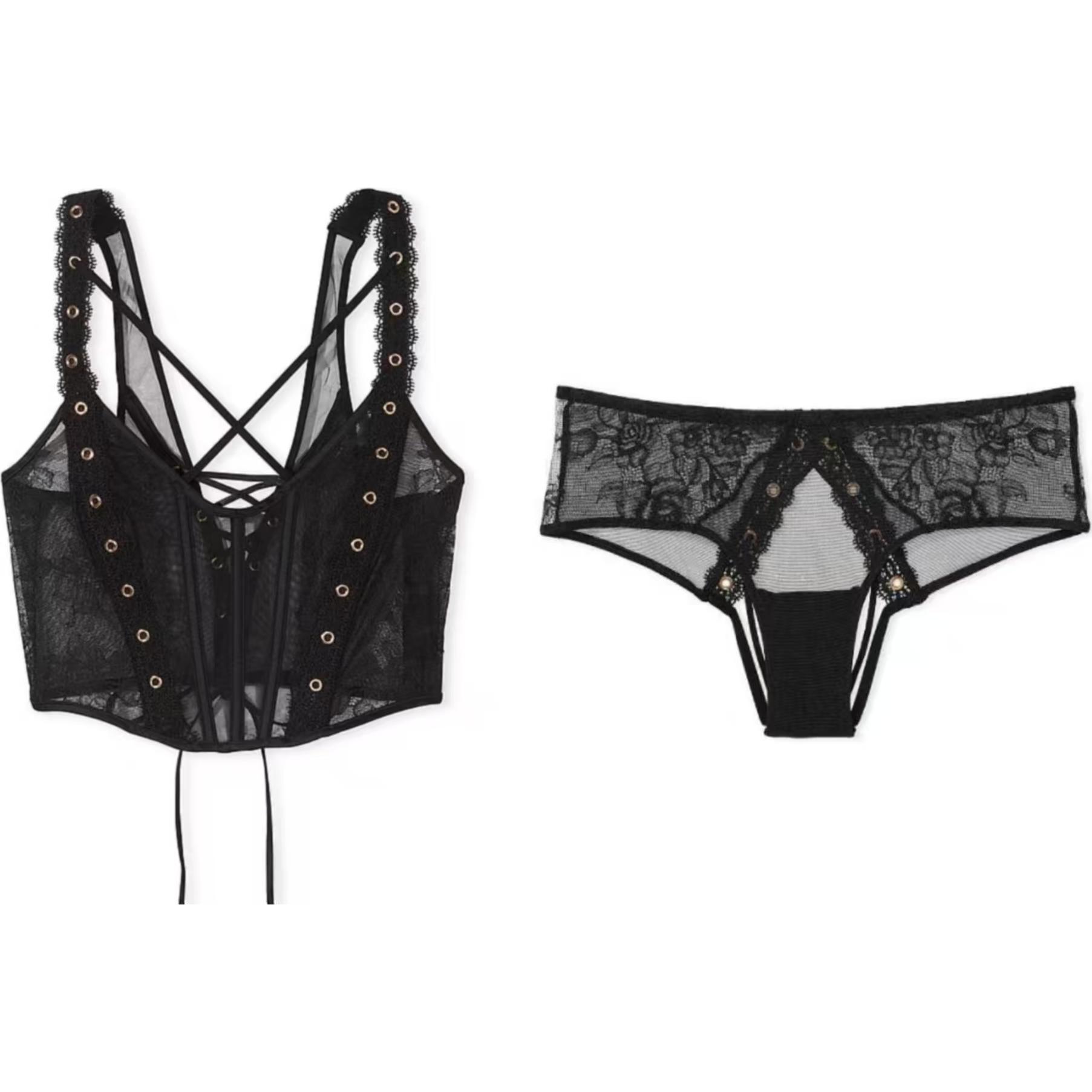 Victoria's Secret Женский комплект нижнего белья черный
Victoria's Secret Женский комплект нижнего белья черный