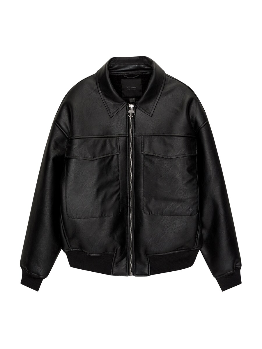 Межсезонная куртка Pull&Bear, черный
Межсезонная куртка Pull&Bear, черный