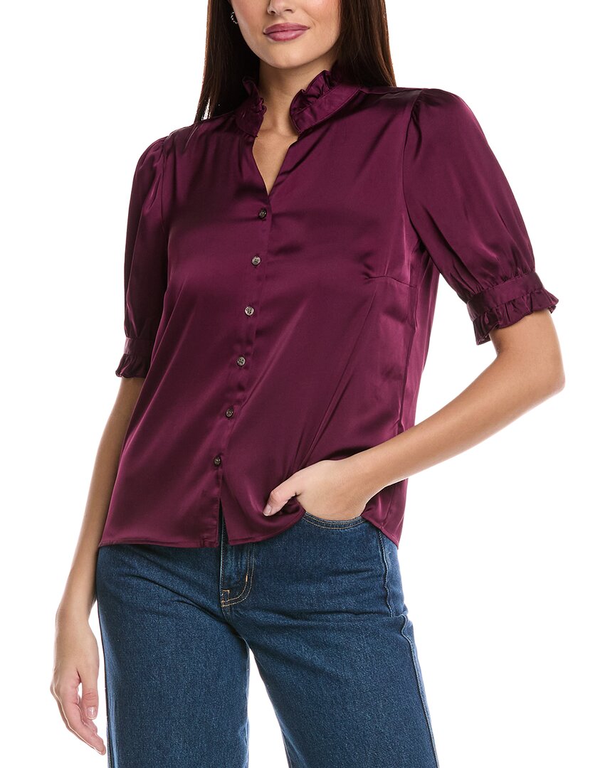 Сатиновая блузка CeCe, красный
Сатиновая блузка CeCe, красный