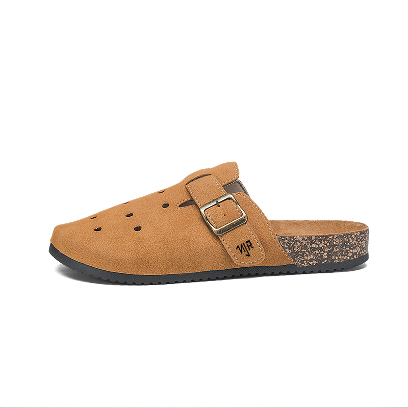 NANJIREN Коричневые унисекс шлёпанцы с пробковой подошвой, кожаными вставками, устойчивые к истиранию и скольжению, с закрытым носком, цвет Brown
NANJIREN Коричневые унисекс шлёпанцы с пробковой подошвой, кожаными вставками, устойчивые к истиранию и скольжению, с закрытым носком, цвет Brown