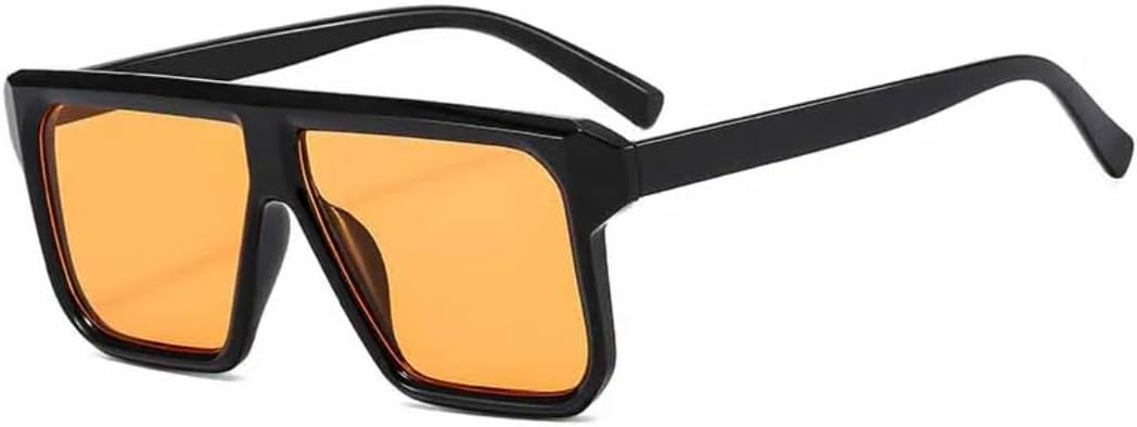 Винтажные большие квадратные солнцезащитные очки для женщин, в стиле хипстер-панк, для мужчин, для активного отдыха, вождения, походов, с защитой от УФ-излучения UV400 TVTBBVV, Black Yellow
Винтажные большие квадратные солнцезащитные очки для женщин, в стиле хипстер-панк, для мужчин, для активного отдыха, вождения, походов, с защитой от УФ-излучения UV400 TVTBBVV, Black Yellow