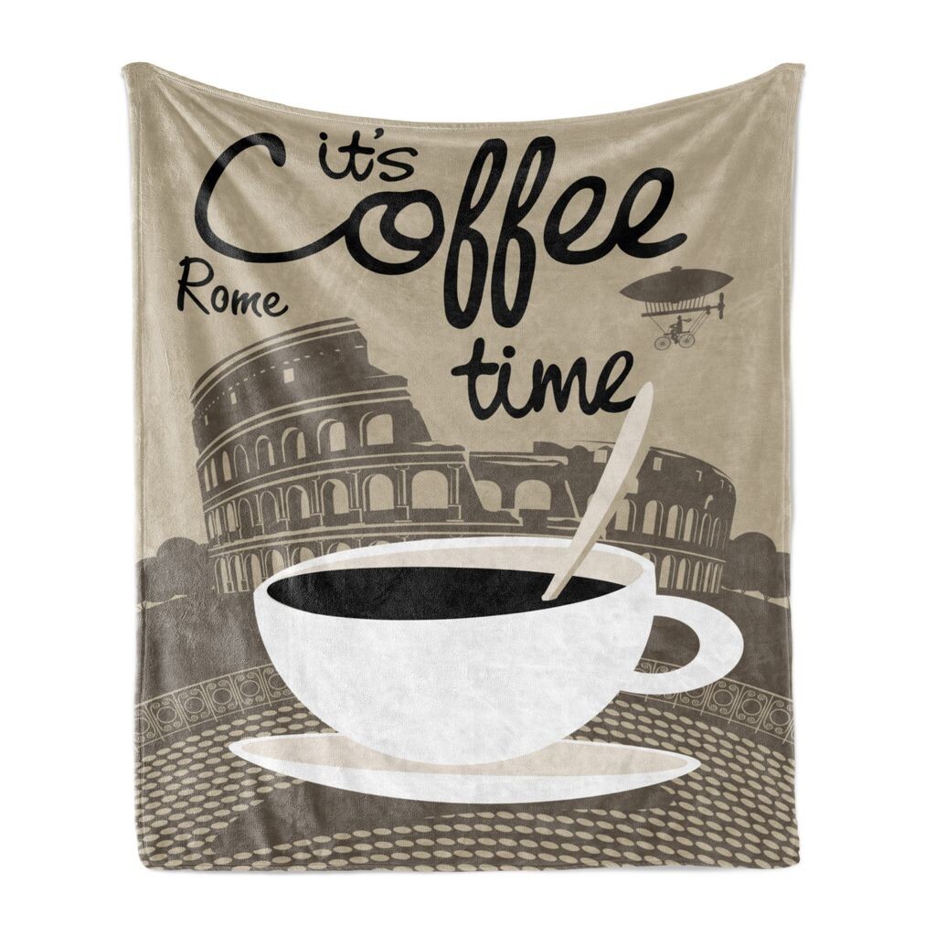 Мягкое фланелевое флисовое одеяло ABAKUHAUS Coffee, текст «Время кофе» от Rome Sign Collesium, 175 x 230 см, желтовато-коричневый серо-желтый
Мягкое фланелевое флисовое одеяло ABAKUHAUS Coffee, текст «Время кофе» от Rome Sign Collesium, 175 x 230 см, желтовато-коричневый серо-желтый