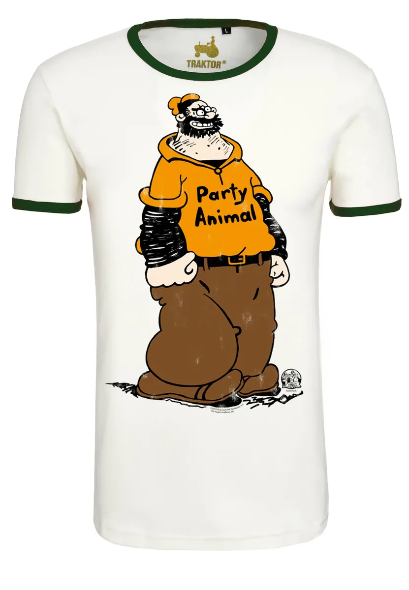 Футболка Logoshirt "Popeye - Brutus Party Animal", с модным комиксным принтом, зеленый
Футболка Logoshirt "Popeye - Brutus Party Animal", с модным комиксным принтом, зеленый