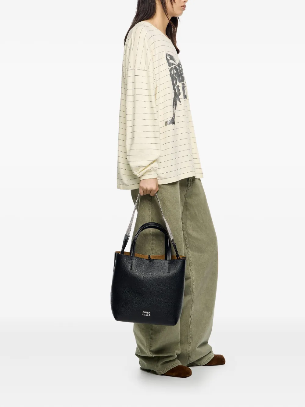 Сумка-тоут из кожи Bimba y Lola, черный
Сумка-тоут из кожи Bimba y Lola, черный