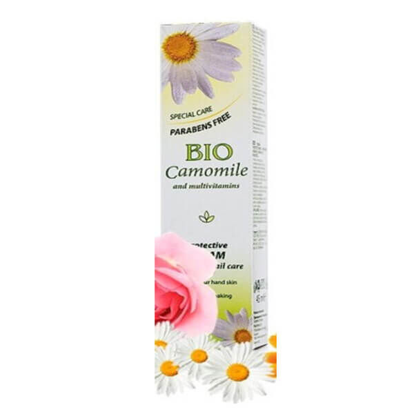Успокаивающий крем для рук и ногтей с ромашкой, 45 мл Bio
Успокаивающий крем для рук и ногтей с ромашкой, 45 мл Bio