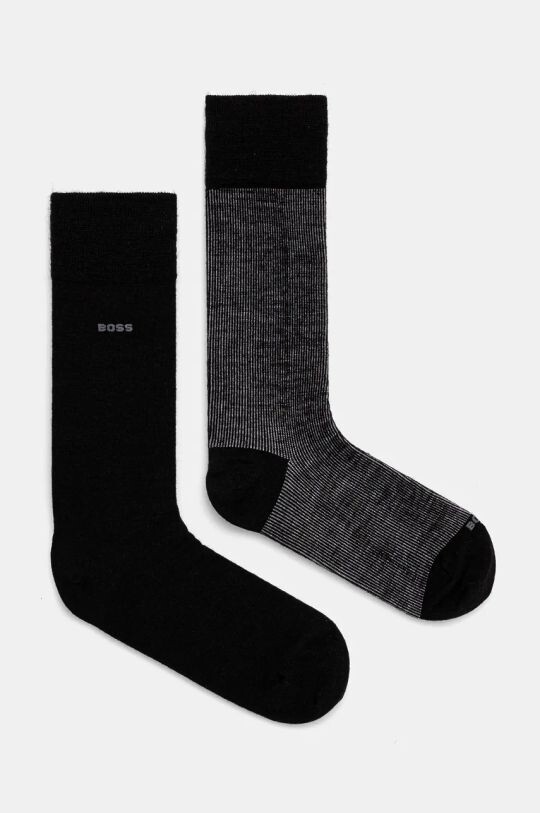 Носки из смесовой шерсти Boss, черный
Носки из смесовой шерсти Boss, черный