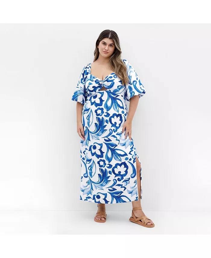 Платье миди Nala больших размеров CITY CHIC, синий
Платье миди Nala больших размеров CITY CHIC, синий