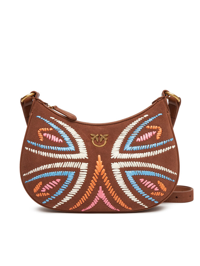 Сумка Half Moon Mini Fl PE 25 PLTT 102790 A2IW Pinko, коричневый 
Сумка Half Moon Mini Fl PE 25 PLTT 102790 A2IW Pinko, коричневый