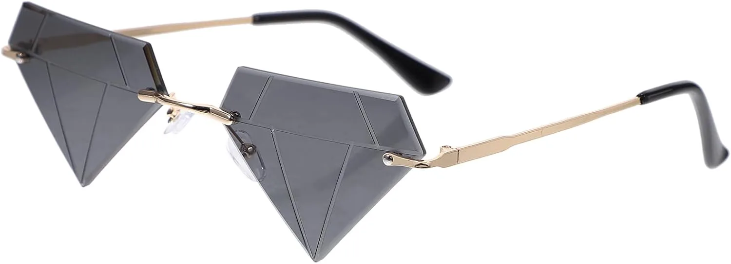 Солнцезащитные очки VALICLUD в форме треугольника и ромба для женщин и мужчин, винтажные, без оправы, в стиле ретро, для рейв-вечеринок и Хэллоуина, Grey
Солнцезащитные очки VALICLUD в форме треугольника и ромба для женщин и мужчин, винтажные, без оправы, в стиле ретро, для рейв-вечеринок и Хэллоуина, Grey