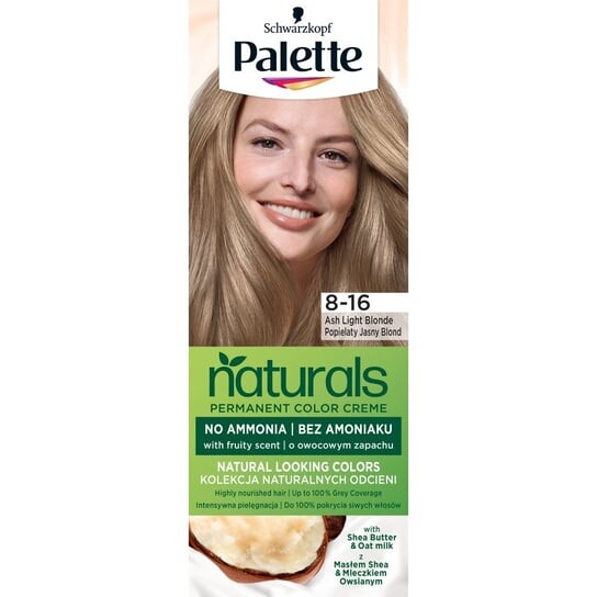 Палитра Permanent Naturals Color Creme Перманентная краска для волос 8-16 Пепельный светлый блондин, Palette
Палитра Permanent Naturals Color Creme Перманентная краска для волос 8-16 Пепельный светлый блондин, Palette
