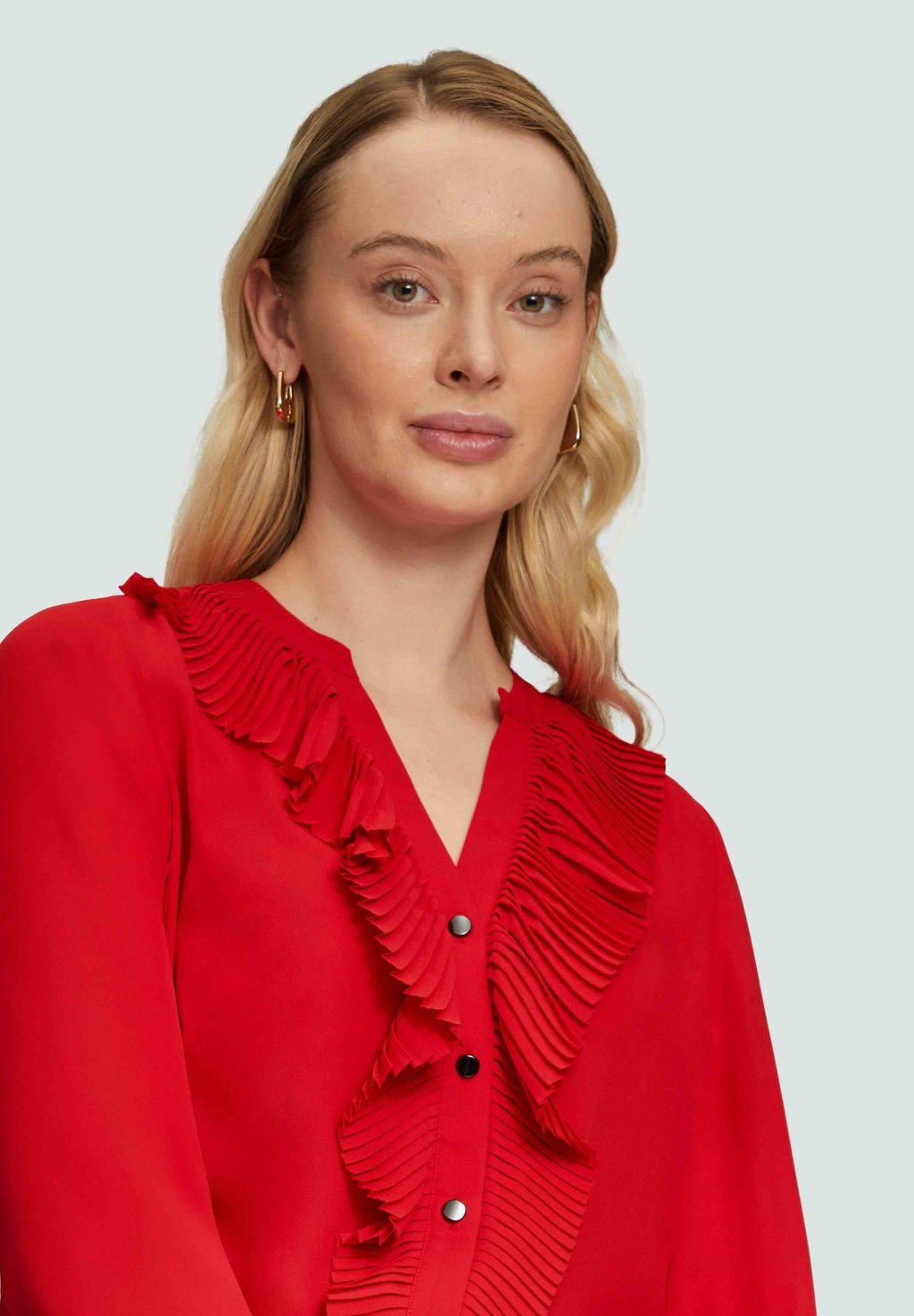 Блузка на пуговицах VOLANTS s.Oliver BLACK LABEL, красный
Блузка на пуговицах VOLANTS s.Oliver BLACK LABEL, красный