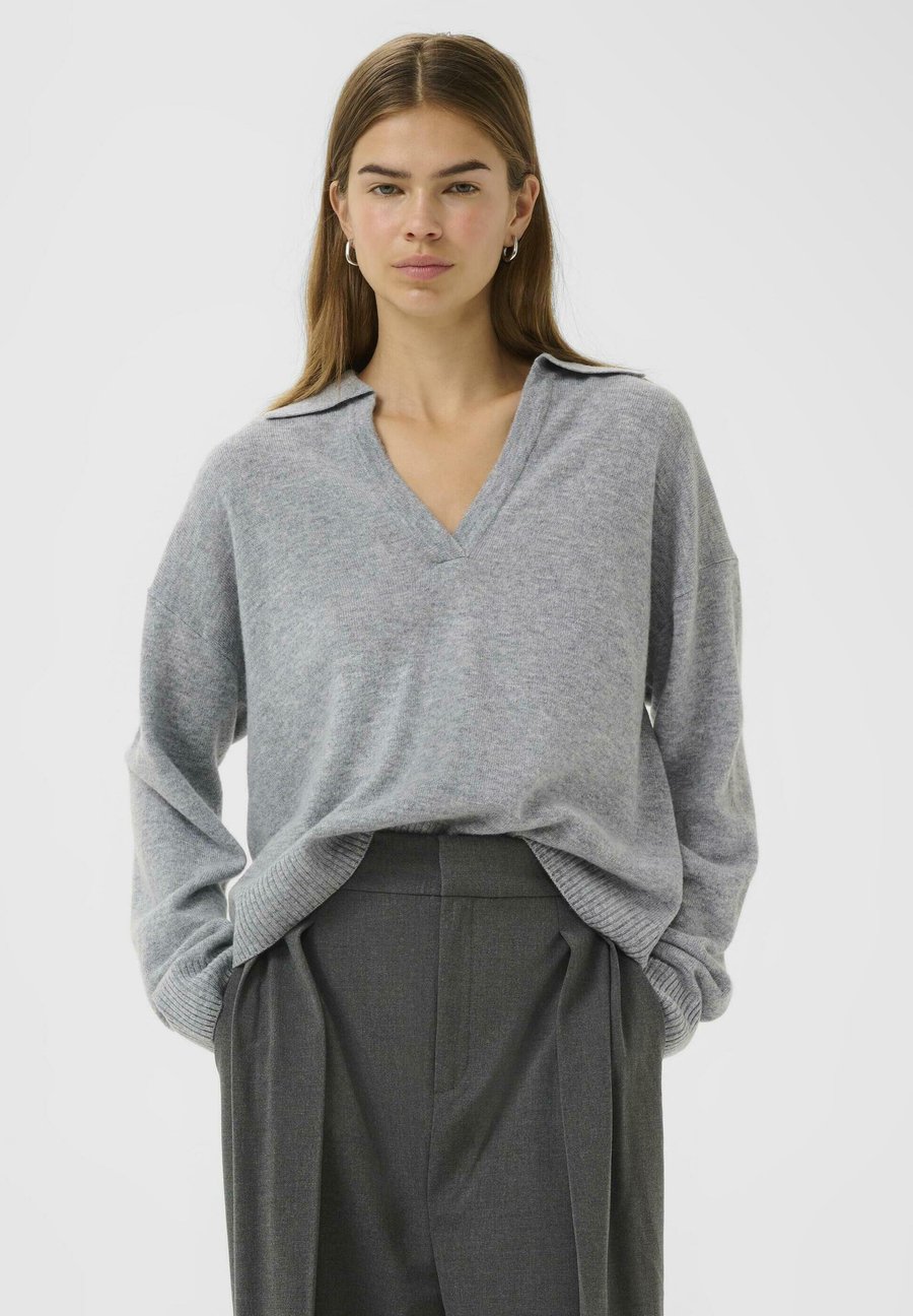 Поло InWear Polo shirt, Medium Grey Melange/Mottled Light Grey
Поло InWear Polo shirt, Medium Grey Melange/Mottled Light Grey