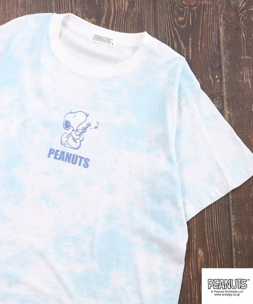 Футболка с принтом Снупи, тай-дай PEANUTS, бело-синяя
Футболка с принтом Снупи, тай-дай PEANUTS, бело-синяя