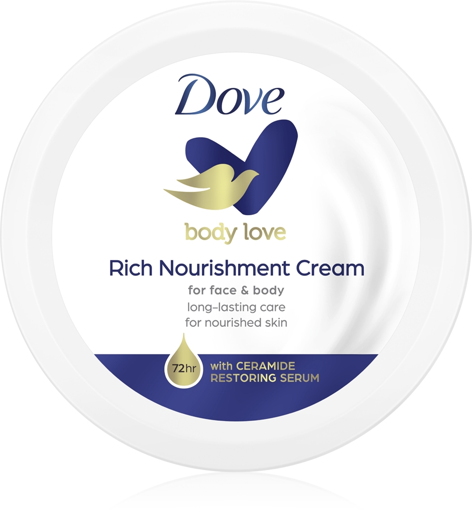 Питательный крем для тела Rich Nutrition Dove, 150 мл
Питательный крем для тела Rich Nutrition Dove, 150 мл