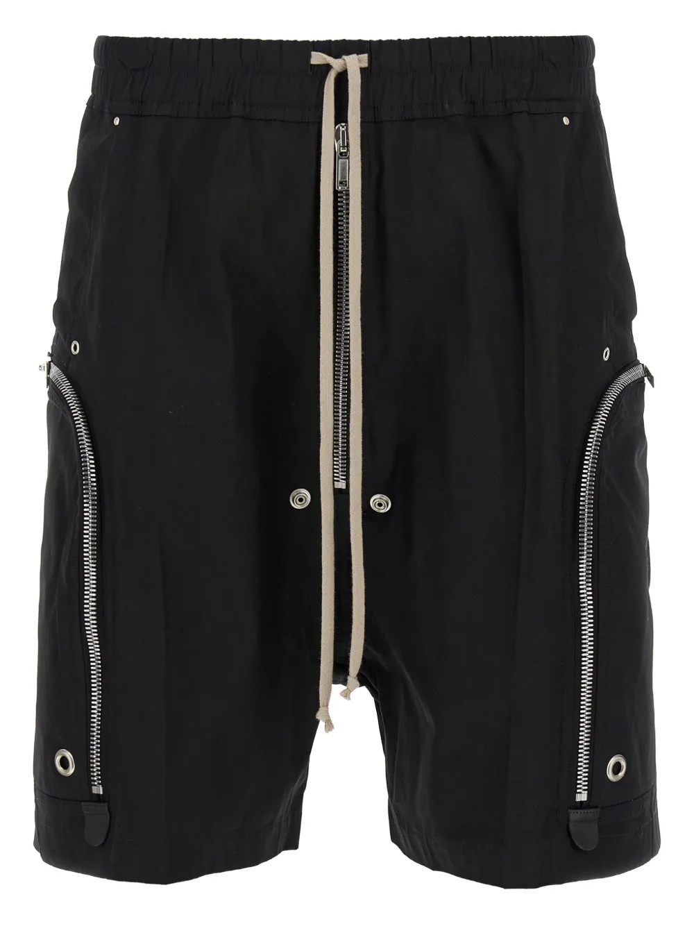 Шорты Bauhaus с кулиской Rick Owens, черный 
Шорты Bauhaus с кулиской Rick Owens, черный