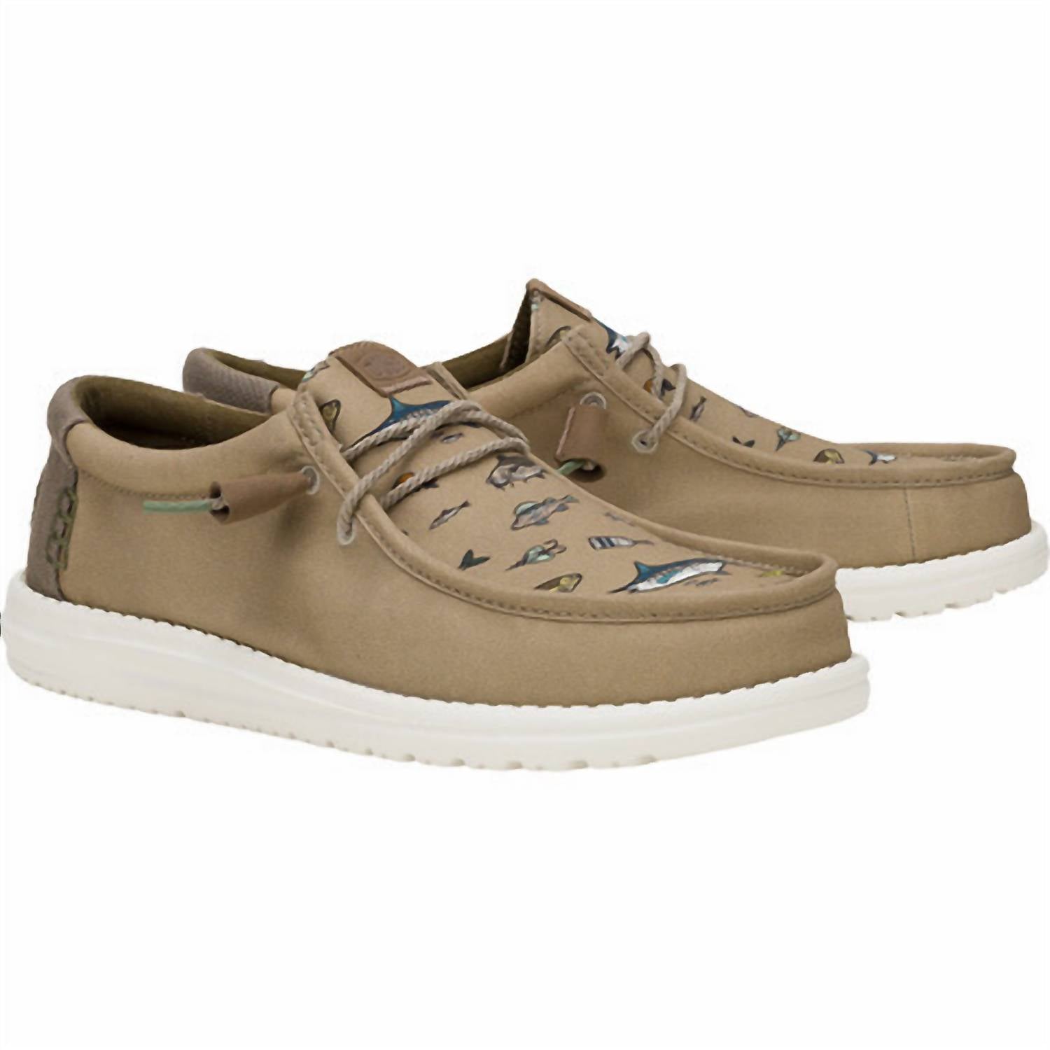 Hey Dude Мужские слипоны Wally Marlin, цвет алюминий/коричневый
Hey Dude Мужские слипоны Wally Marlin, цвет алюминий/коричневый