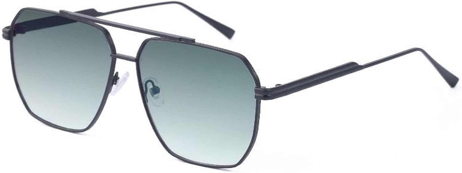 Ретро-солнцезащитные очки большого размера для мужчин и женщин, модные солнцезащитные очки с двойной перемычкой для вождения автомобиля, классические большие металлические солнцезащитные очки TKKTLLT, Black Blue
Ретро-солнцезащитные очки большого размера для мужчин и женщин, модные солнцезащитные очки с двойной перемычкой для вождения автомобиля, классические большие металлические солнцезащитные очки TKKTLLT, Black Blue