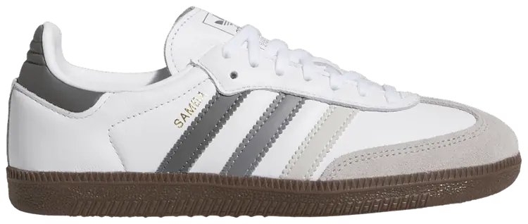 Кроссовки adidas Samba OG J 'White Grey', белый
Кроссовки adidas Samba OG J 'White Grey', белый