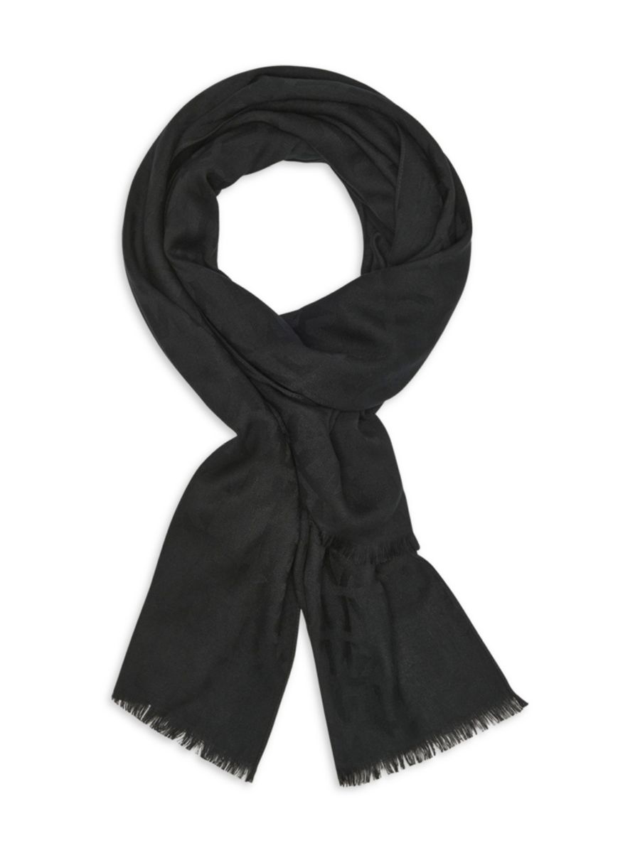 Шарф из пашмины с логотипом DKNY, черный
Шарф из пашмины с логотипом DKNY, черный