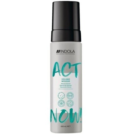 Действовать сейчас! Неаэрозольный мусс для объема 200мл, Indola
Действовать сейчас! Неаэрозольный мусс для объема 200мл, Indola