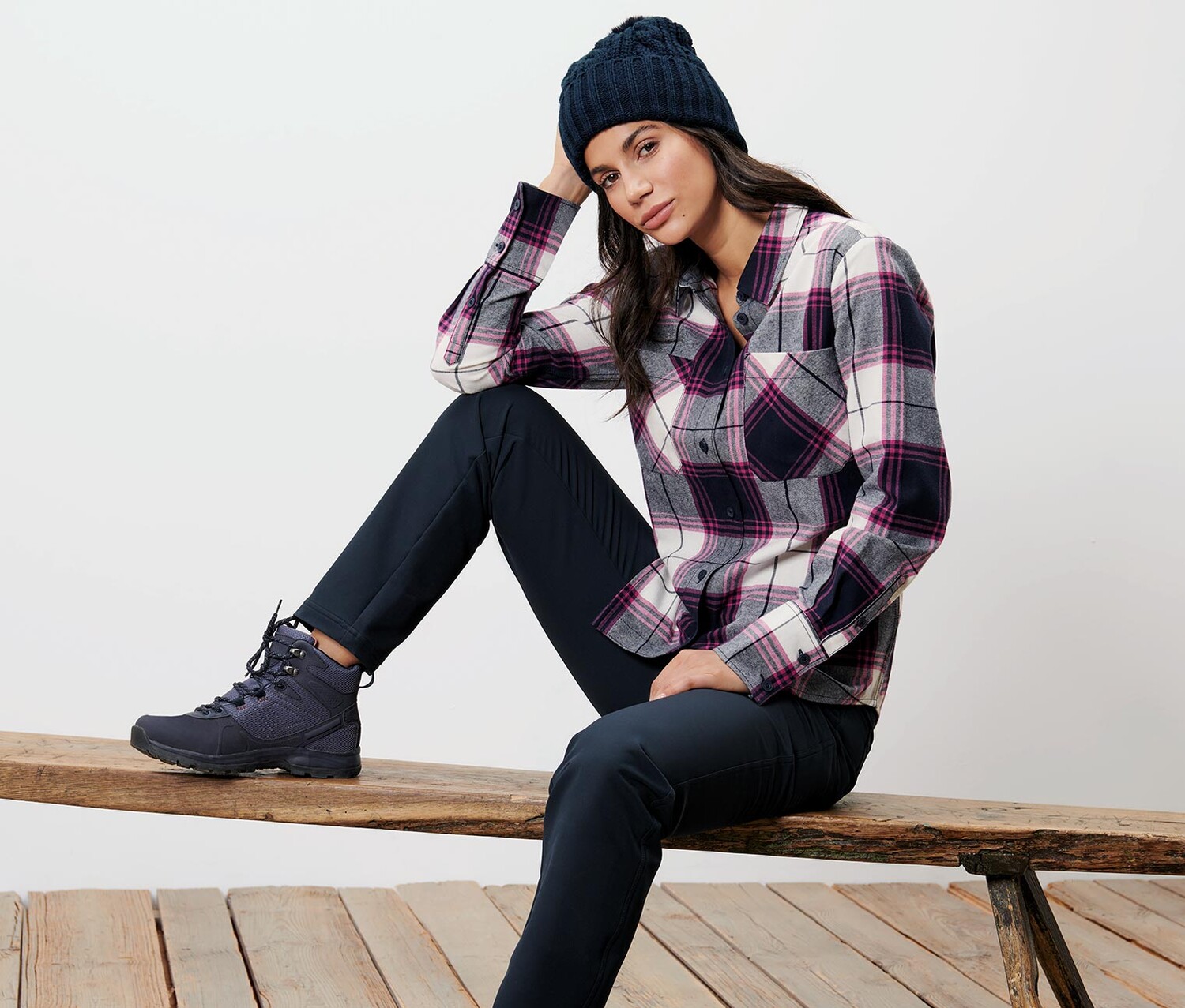 Клетчатая блузка Tchibo
Клетчатая блузка Tchibo