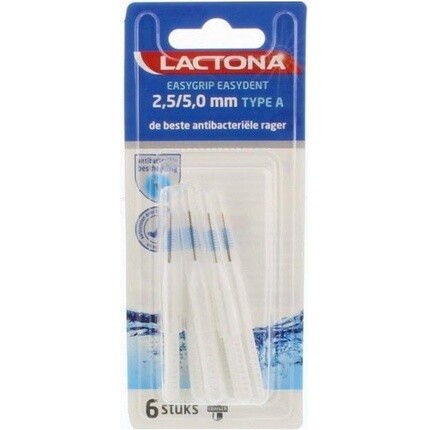 Lactona Brushes Easygrip Type A 2,5-5 мм - Зубная щетка - 6 шт.
Lactona Brushes Easygrip Type A 2,5-5 мм - Зубная щетка - 6 шт.