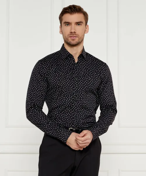Рубашка H-hank Slim fit Boss, черный 
Рубашка H-hank Slim fit Boss, черный