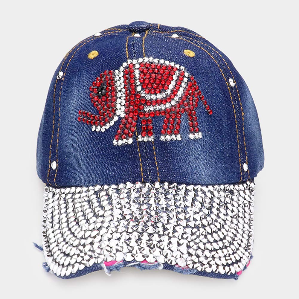 Бейсболка с изображением слона, украшенная блестящими стеклянными кристаллами FASHNZFAB, синий
Бейсболка с изображением слона, украшенная блестящими стеклянными кристаллами FASHNZFAB, синий