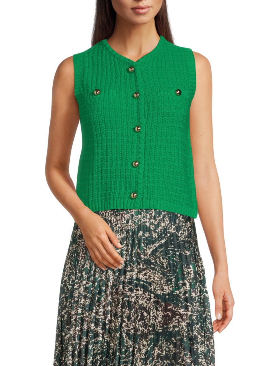 Вязаный жилет с V-образным вырезом Area Stars, зеленый
Вязаный жилет с V-образным вырезом Area Stars, зеленый