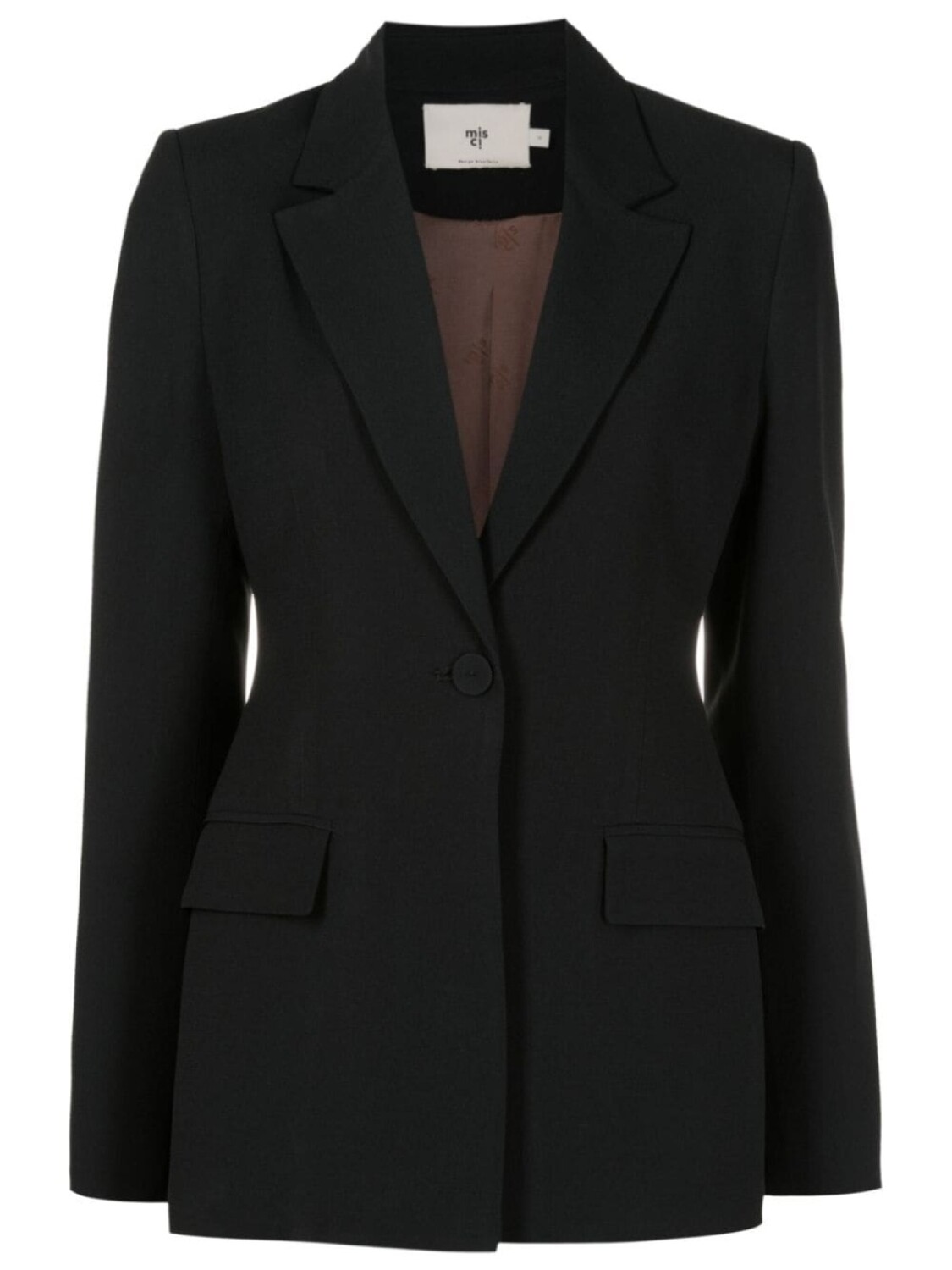Однобортный пиджак с заостренными лацканами MISCI, черный
Однобортный пиджак с заостренными лацканами MISCI, черный