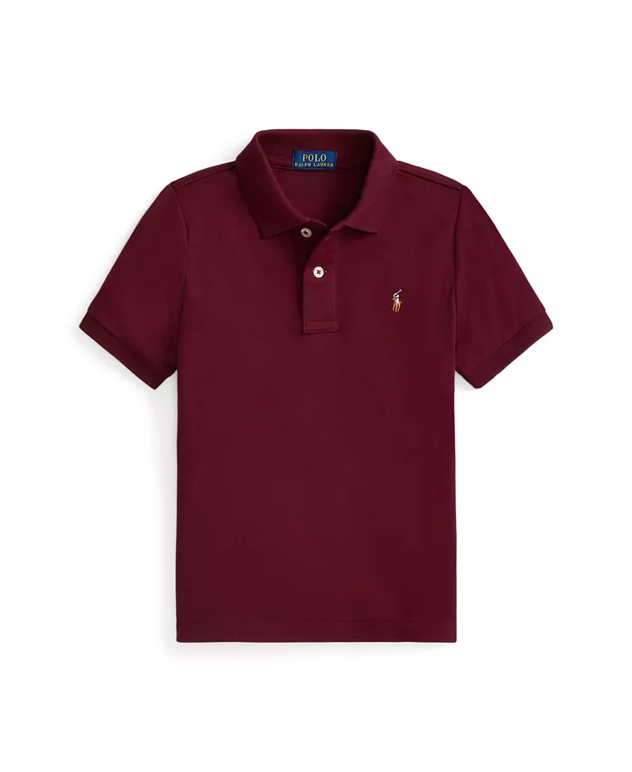 Мягкая хлопковая поло для малышей и мальчиков Polo Ralph Lauren, фиолетовый
Мягкая хлопковая поло для малышей и мальчиков Polo Ralph Lauren, фиолетовый
