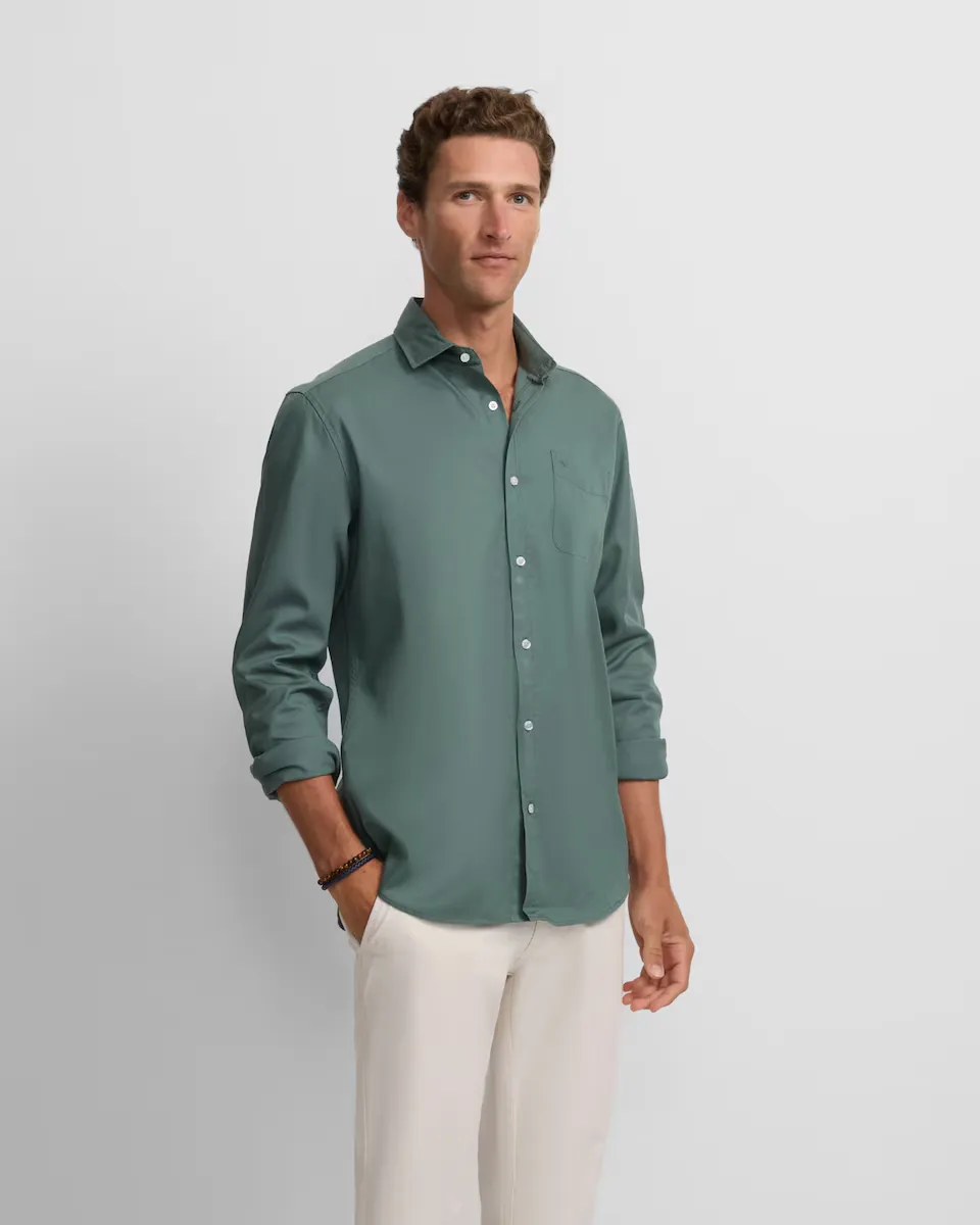 Мужская спортивная рубашка с потертым карманом, зеленая Silbon, зеленый
Мужская спортивная рубашка с потертым карманом, зеленая Silbon, зеленый