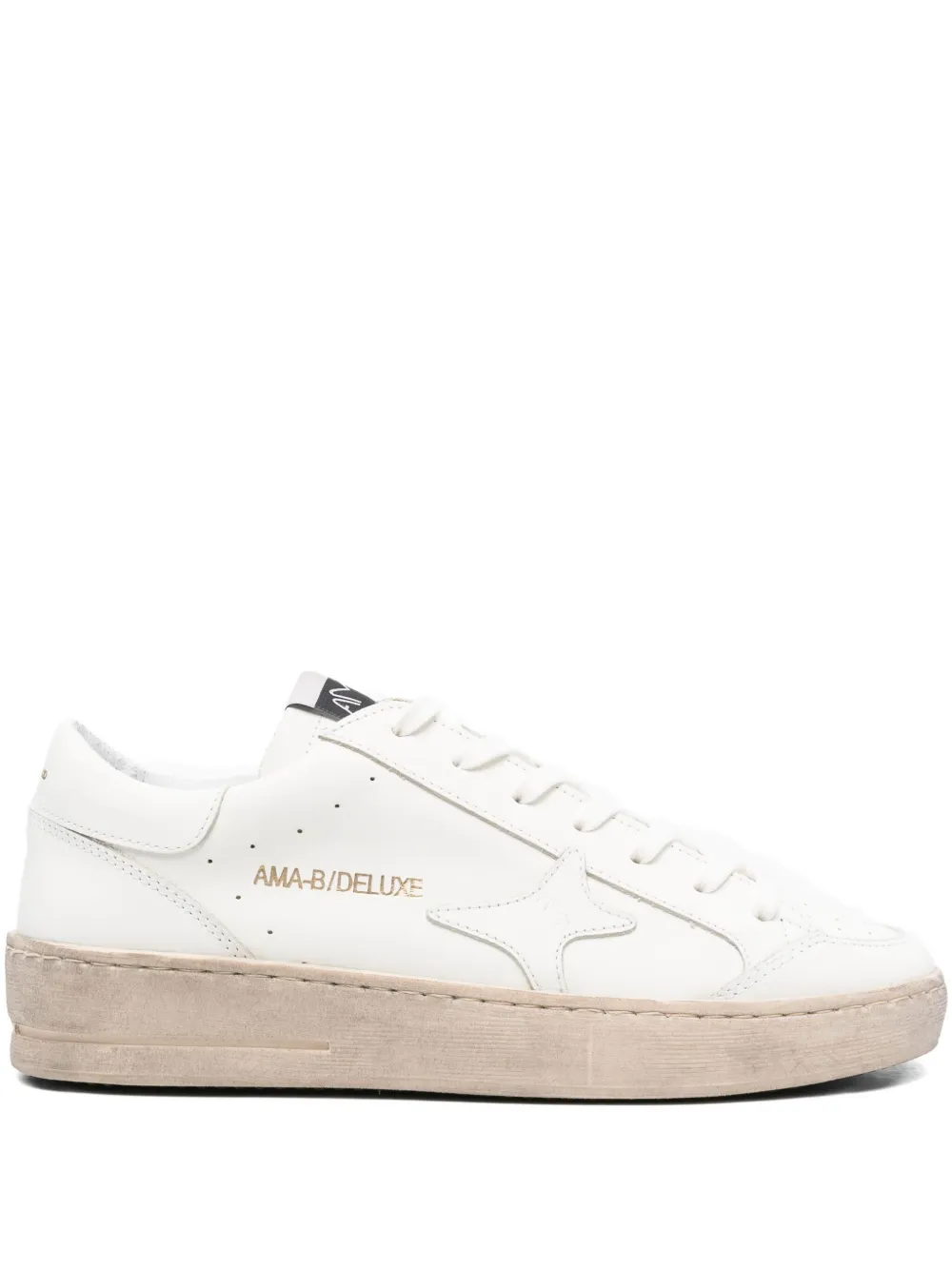 Кожаные кроссовки со звездами Ama Brand, белый
Кожаные кроссовки со звездами Ama Brand, белый