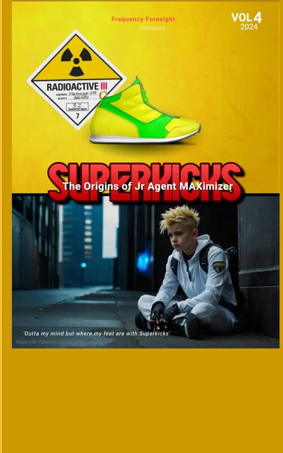 The Superkicks: The Origins of Jr Agent MAXimizer (Frequency Foresight) (Independently published)
The Superkicks: The Origins of Jr Agent MAXimizer (Frequency Foresight) (Independently published)