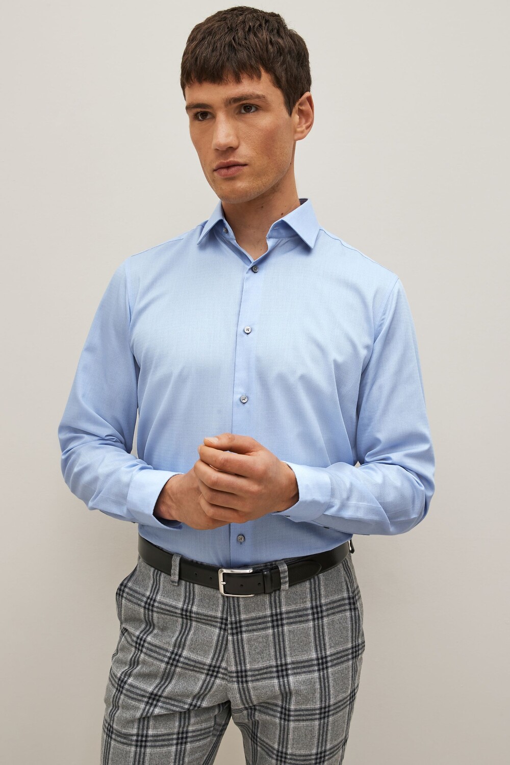 Текстурная рубашка не требующая особого ухода Next, синий
Текстурная рубашка не требующая особого ухода Next, синий