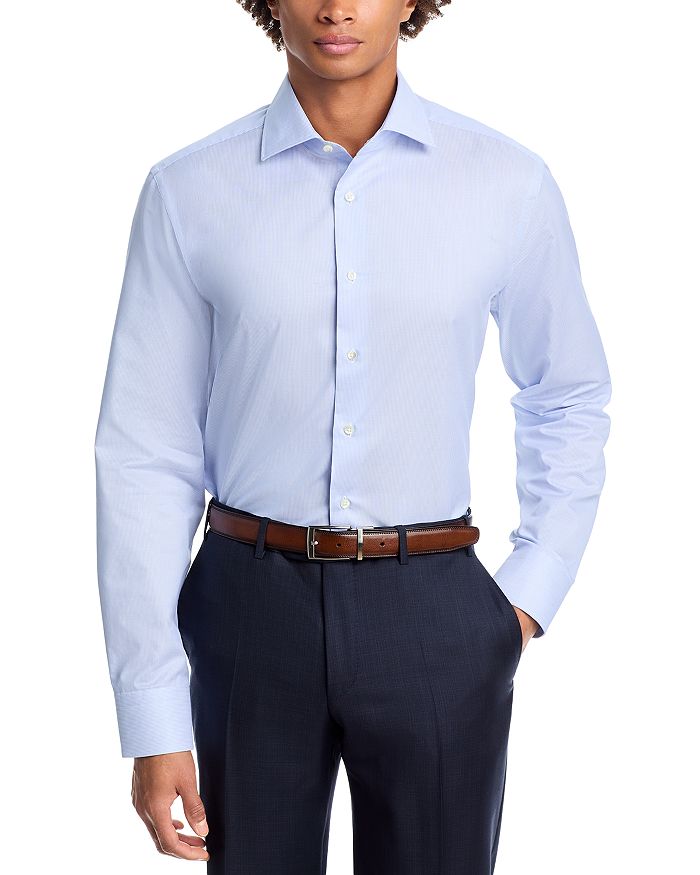 Безупречная полосатая сорочка Canali, синий
Безупречная полосатая сорочка Canali, синий