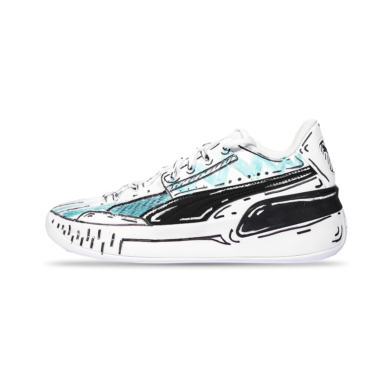 PUMA Кроссовки баскетбольные Clyde Hardwood Team низкие устойчивые к истиранию unisex бело-зеленые
PUMA Кроссовки баскетбольные Clyde Hardwood Team низкие устойчивые к истиранию unisex бело-зеленые
