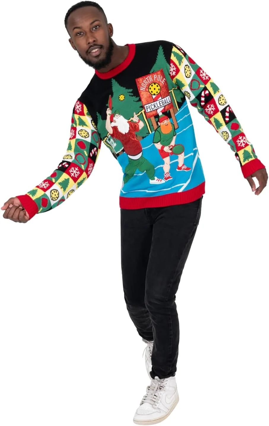Свитер Blizzard Bay мужской Ugly Christmas North Pole с карманом для напитков
Свитер Blizzard Bay мужской Ugly Christmas North Pole с карманом для напитков