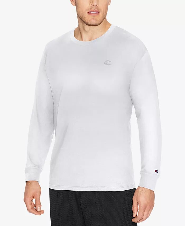 Мужская футболка с длинным рукавом из джерси Champion, белый
Мужская футболка с длинным рукавом из джерси Champion, белый
